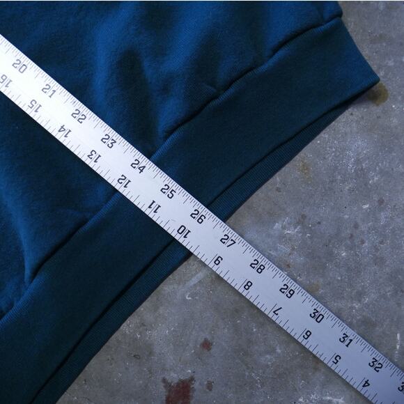 Vintage 90s Fruit of the Loom Blue and Green Sweatshirts - Picture 5 of 10